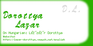 dorottya lazar business card